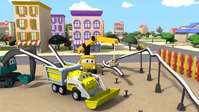 Der Bau Trupp: Der Kipplaster, der Kran und der Bagger Der Geisterzug in Car City