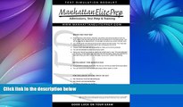 Buy Manhattan Elite prep Manhattan Elite Prep Erasable GMAT Booklet with Pen (Manhattan Review)