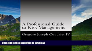 Read Book A Professionals Guide to Risk Management: A comprehensive analysis of the risk