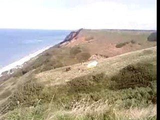 Départ parapente tandem