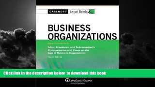 Buy Casenote Legal Briefs Casenote Legal Briefs Casenote Legal Briefs: Business Organizations,