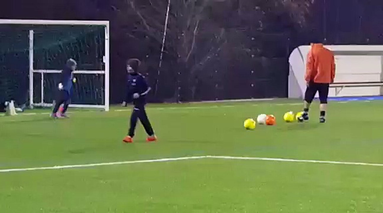 Entrainement des gardiens