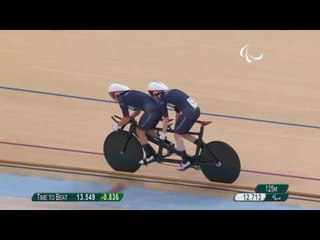 Cycling track | Women's B 1000m | THORNHILL Sophie wins Gold | Rio 2016 Paralympic Games