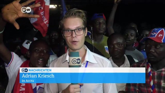 Hohe Erwartungen nach Machtwechsel in Ghana | DW Nachrichten