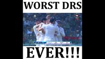 Worst DRS review Ever by India! LOL This is why India dont like DRS bcz they Dont know how to use DRS!