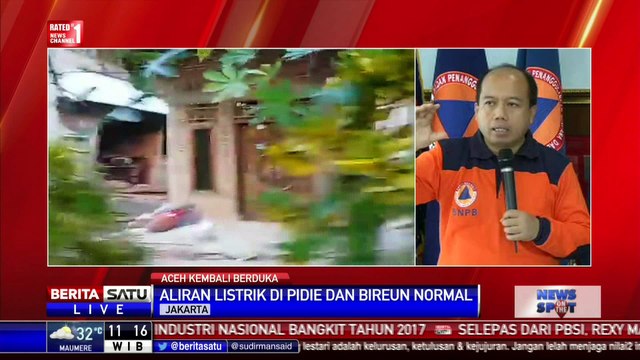 Konpers BNPB Terkait Evakuasi Korban Gempa Aceh