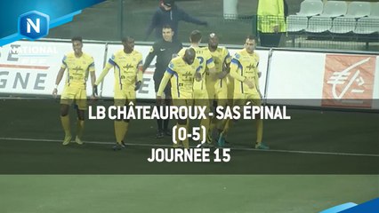 J15 : LB Châteauroux - SAS Épinal (0-5), le résumé