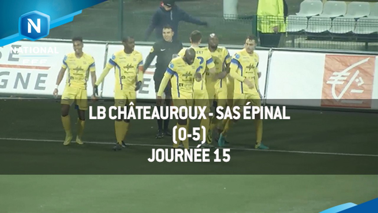 J15 : LB Châteauroux - SAS Épinal (0-5), le résumé