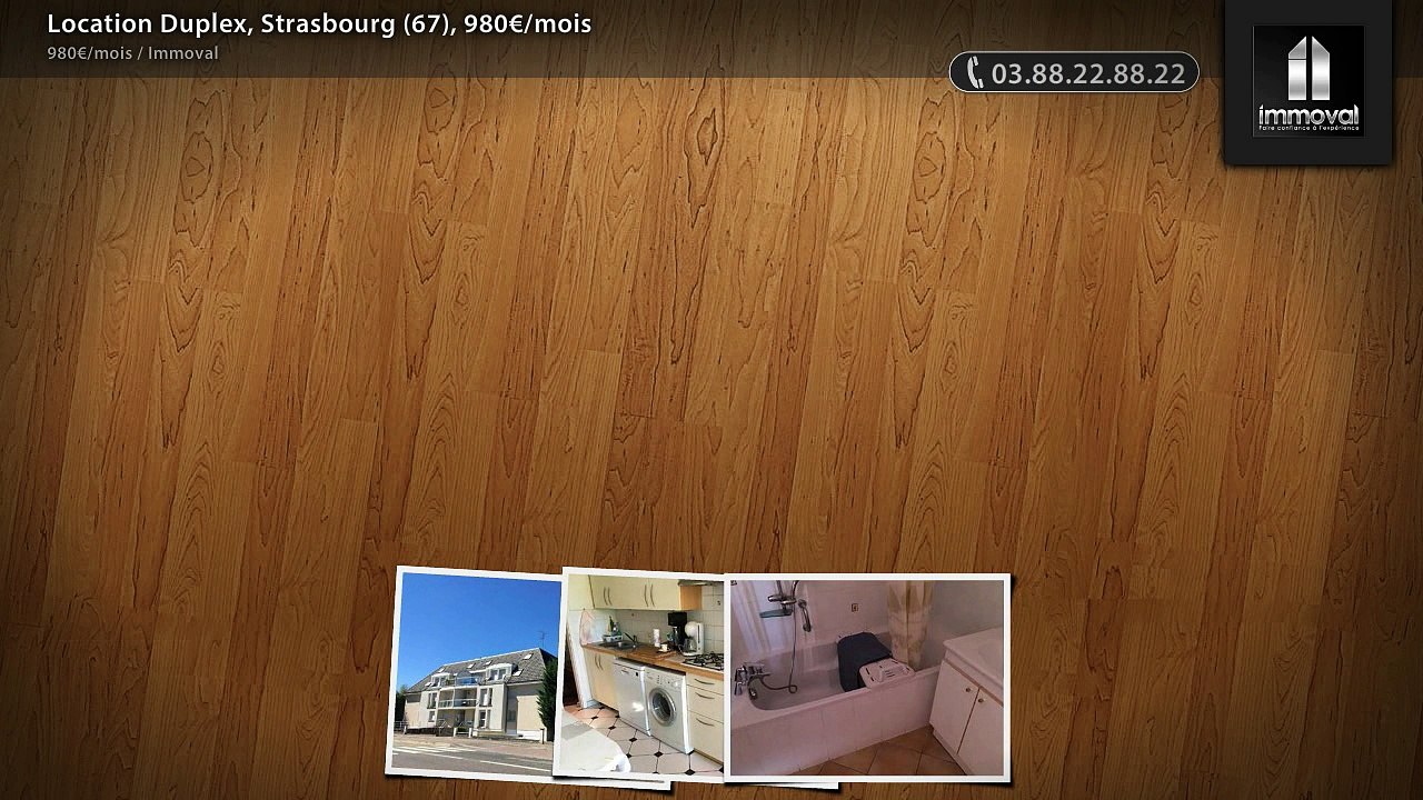 Location Duplex, Strasbourg (67), 980€/mois