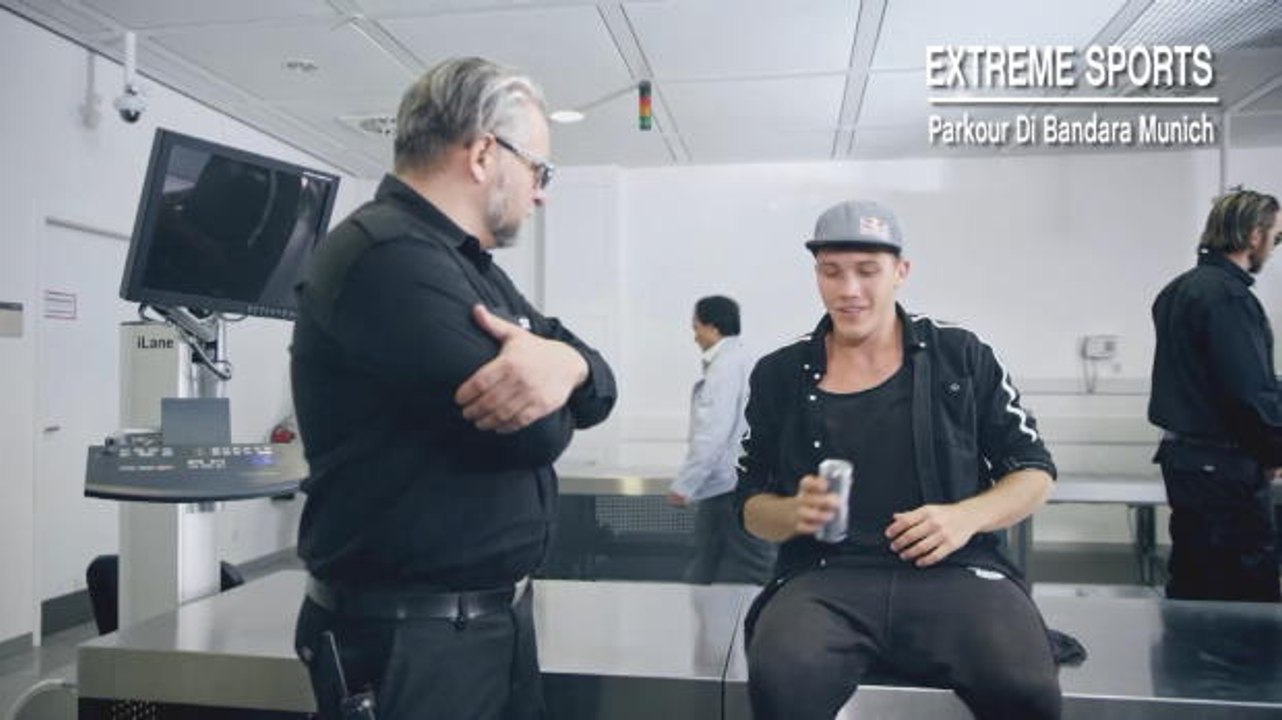VIRAL: Extreme Sport: Aksi Parkour Di Bandara Munich