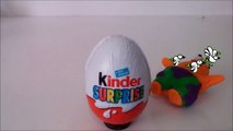 Play Doh Patrick & Kinder Surprise Egg Stop Motion