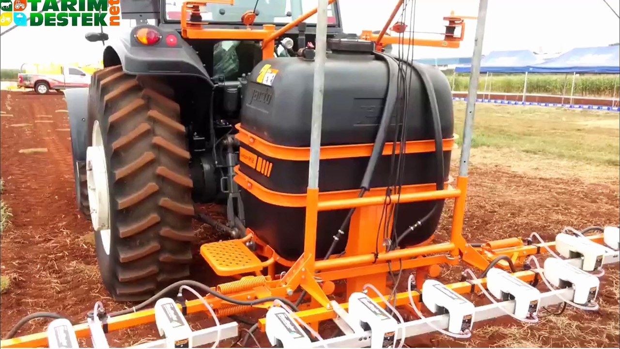 Sensörlü İlaçlama Makinesi Otu Algıladığında İlaç Püskürtüyor