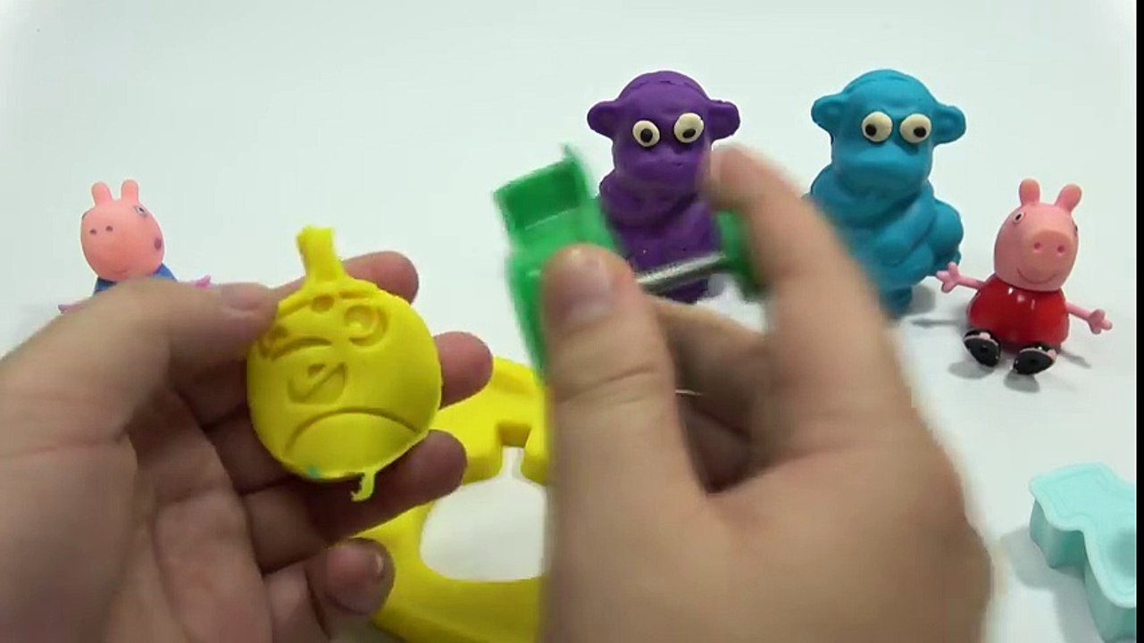 Play Doh & PEPPA PIG KIDS TOYS Monkey Lion Molds FunnY & Creative for Children PlayDoh Fun!