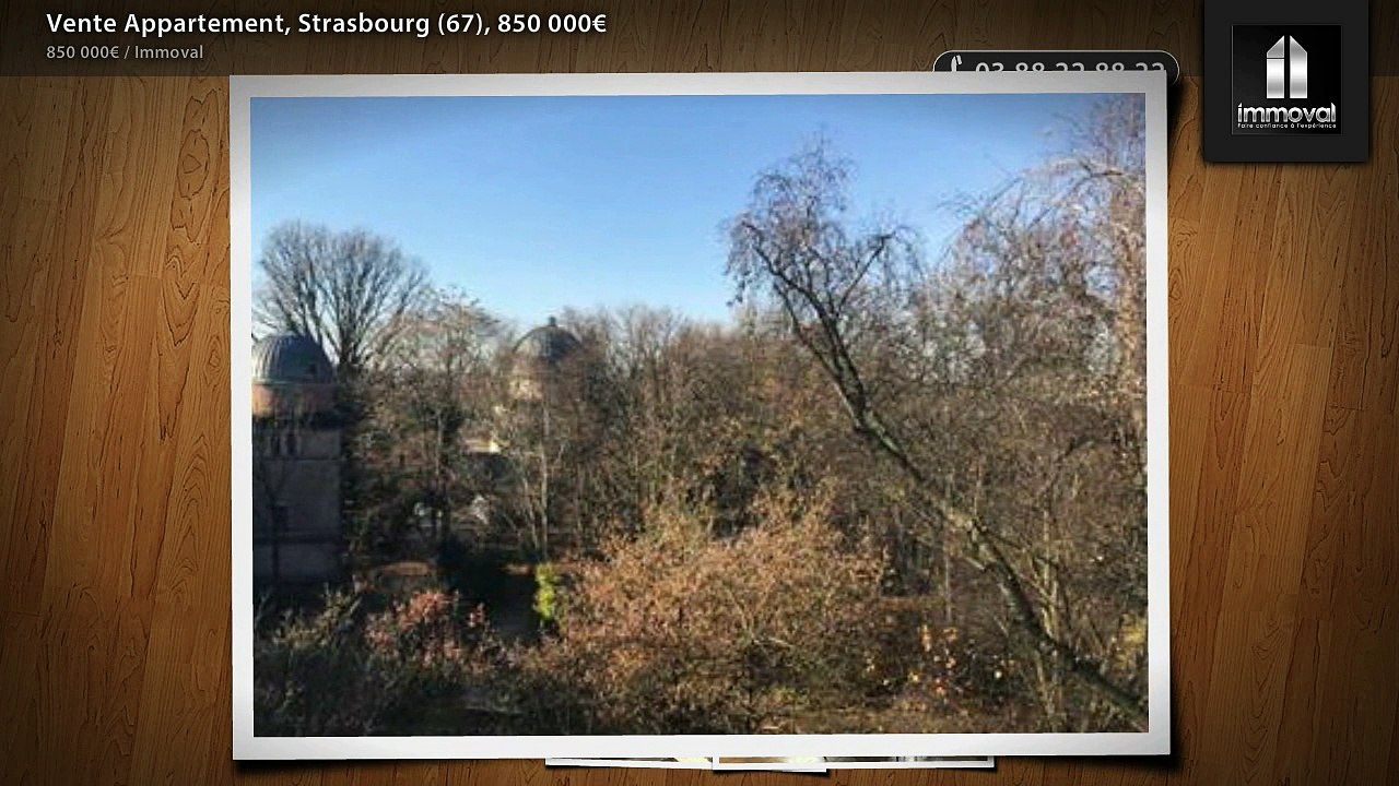 Vente Appartement, Strasbourg (67), 850 000€