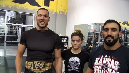 Cesar Bononi and Adrian Jaoude introduce Taynara Melo de Carvalho