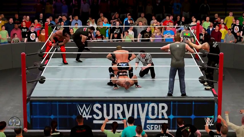 WWE 2K17 : WWE Survivor Series 2016 Team Raw vs Team SmackDown LIVE 5 v 5 Elimination Match