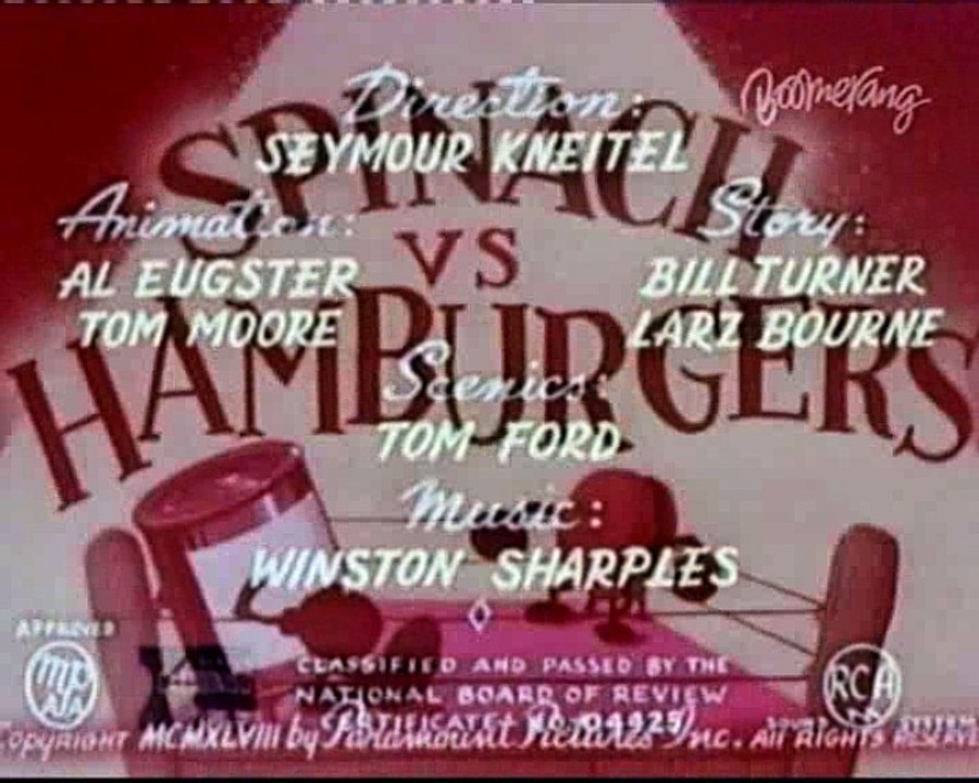 Popeye 2x049  Spinach Vs Hamburgers