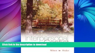 READ Interpersonal Conflict On Book