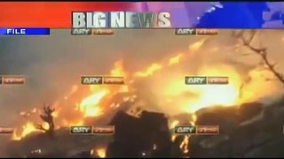 Exclusive Pictures Of PIA Plane Crashed  - Pakistan Air Line Crashed