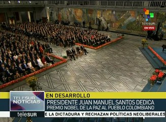 Presidente Santos aboga por la paz mundial