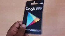 how to purchase apps using google play gift card?