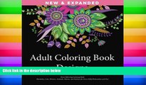 Pre Order Adult Coloring Book Designs: Stress Relieving Patterns, Mandalas, Cats, Flowers,
