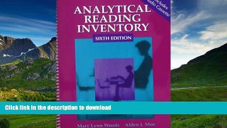 READ Analytical Reading Inventory (6th Edition)