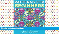 Audiobook Patterns for Beginners: An Adult Coloring Book with Simple Flower Designs and Easy