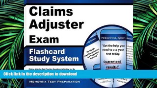 Read Book Claims Adjuster Exam Flashcard Study System: Claims Adjuster Test Practice Questions