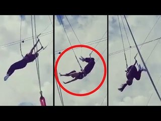 Jacqueline Fernandez Amazing Circus Stunt In New York