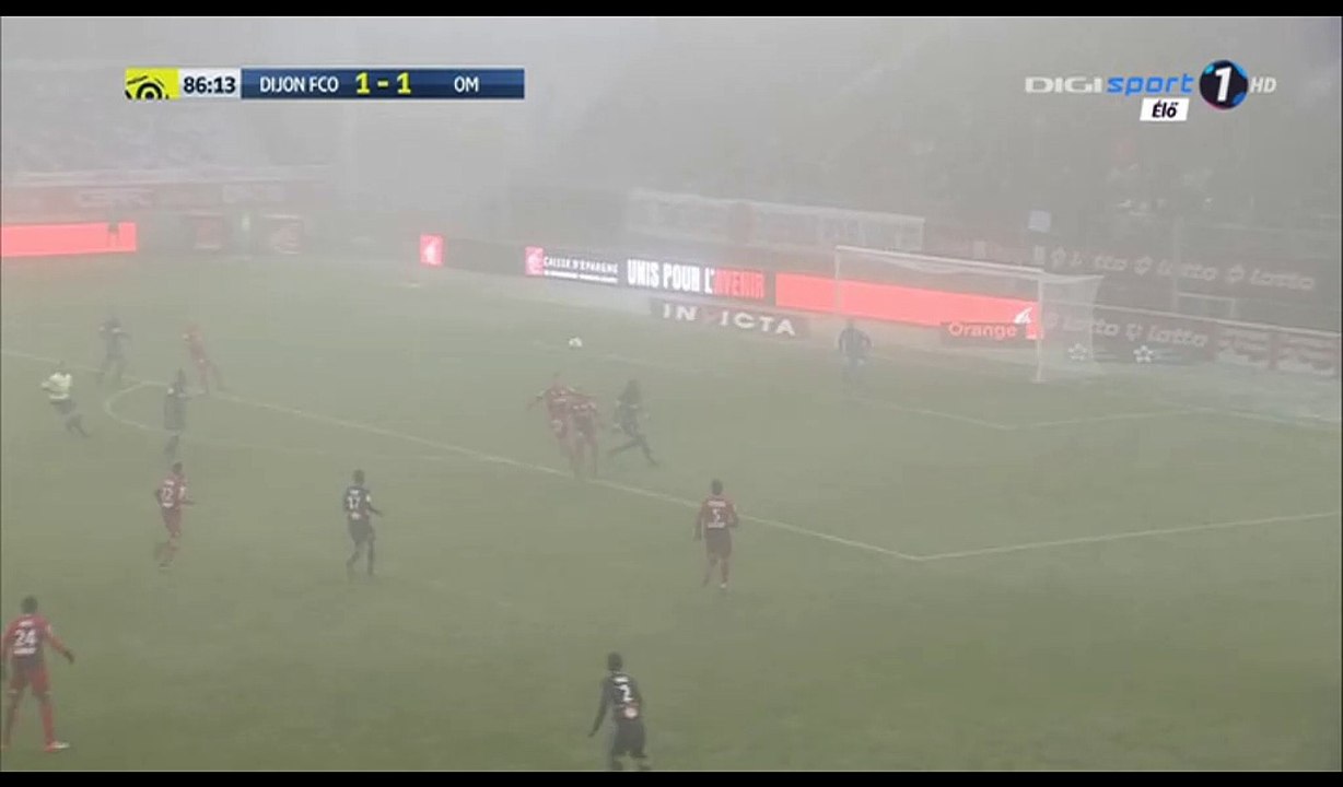 Bafetimbi Gomis Goal HD - Dijon 1-2 Marseille - 10.12.2016