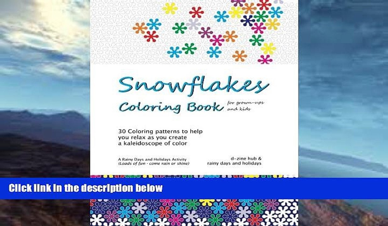 Best Price Snowflakes Coloring Book: 30 Coloring Patterns to help you unwind as you create a