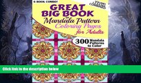 Price Great Big Book Of Mandala Pattern Coloring Pages For Adults - 300 Mandalas Patterns to Color