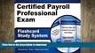 Hardcover Certified Payroll Professional Exam Flashcard Study System: CPP Test Practice