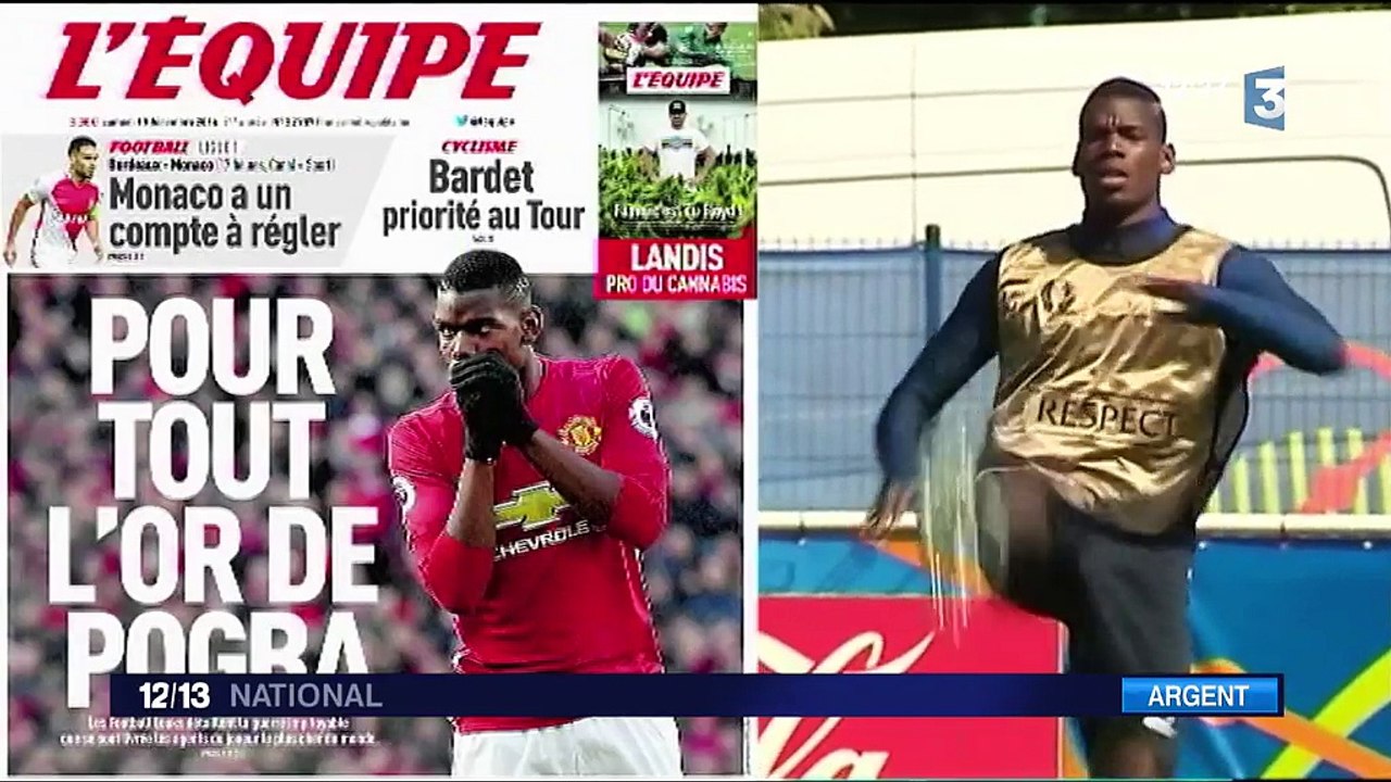 Football Leaks : le joueur Paul Pogba dans le viseur