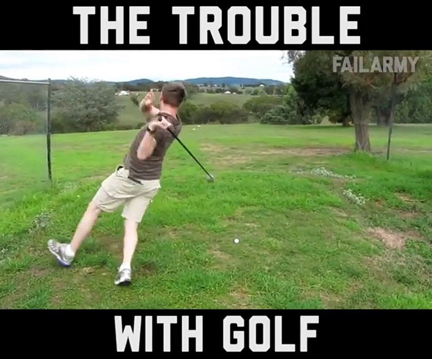 Funny Golf Playing Movement