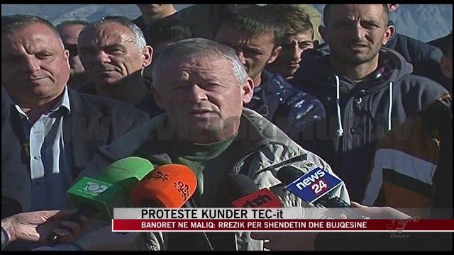 Korçe, proteste per TEC-in - News, Lajme - Vizion Plus
