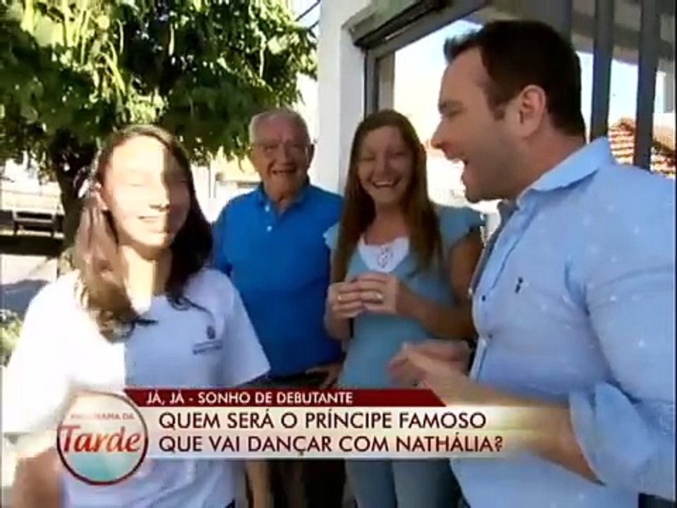 Sonho de Debutante_ Programa da Tarde realiza desejo da jovem Nathália