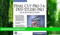 Pre Order Final Cut Pro 3 and DVD Studio Pro Handbook (Digital Filmmaking Series) Adam Watkins On CD