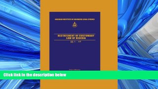FAVORIT BOOK Restatement of Customary Law of Nigeria BOOK ONLINE