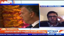 “Es un país con Nobel de Paz pero sin paz”: representante a la Cámara tras la entrega del premio al presidente Santos