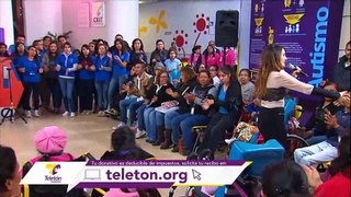 DULCE MARIA CANTA EN EL TELETON MEXICO 2016