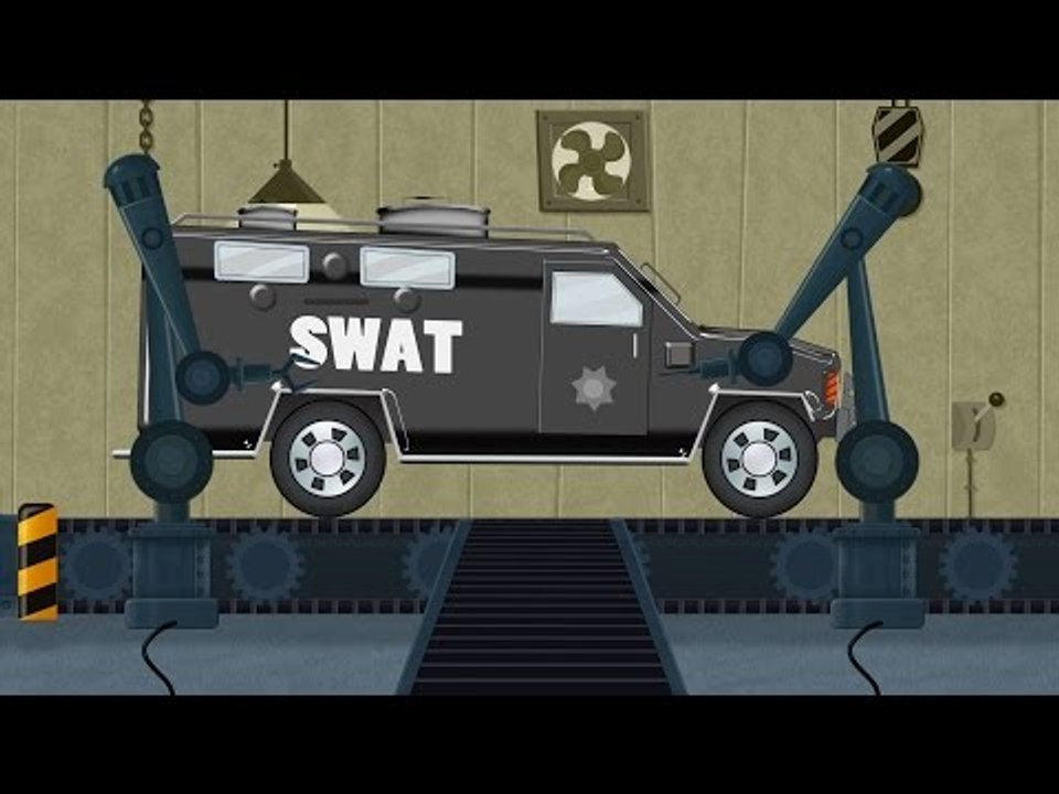 Toy Factory | Police Swat Van | Car Assembling For Kids