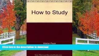 READ How to Study On Book