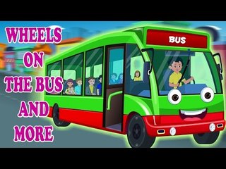 Wheels On The Bus | Compilation Of Nursery Rhymes | Kids Song