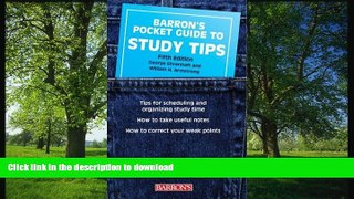 Pre Order Pocket Guide to Study Tips (Barron s Pocket Guides)