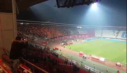 Delije - slavlje na kraju utakmice! 10.12.2016.