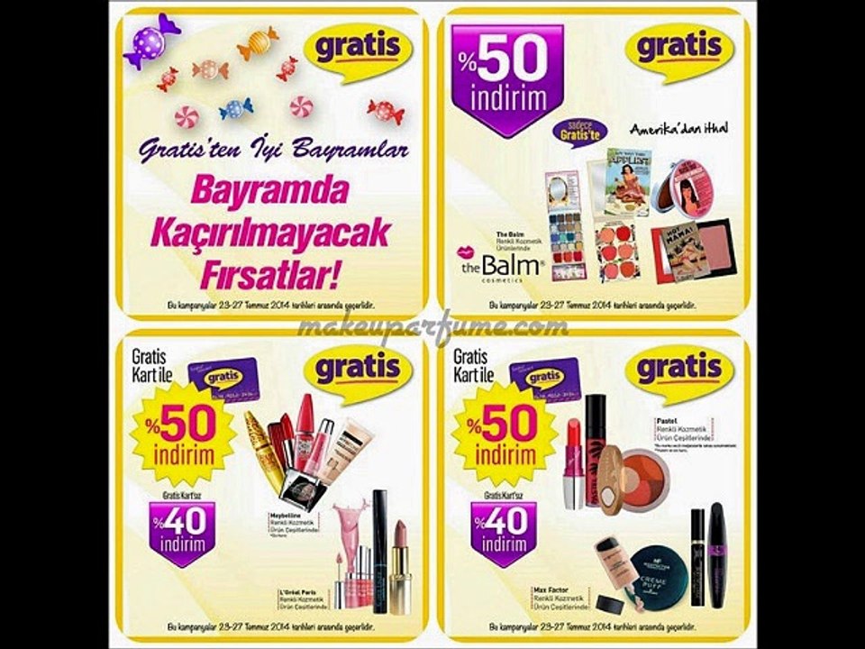 Gratis indirim 2016