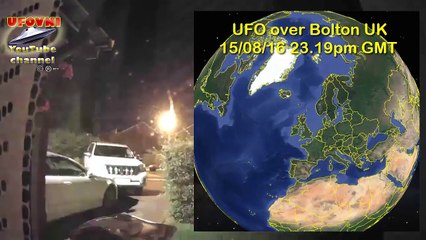 WE CAUGHT UFO ON CAMERA IN BOLTON UK.