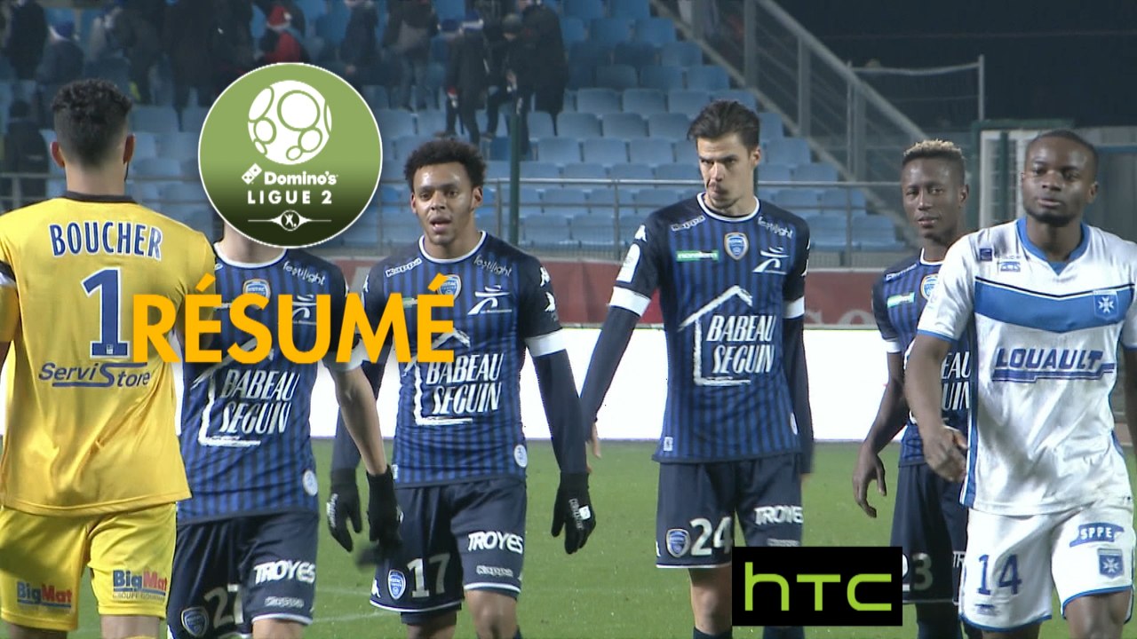 ESTAC Troyes - AJ Auxerre (1-1)  - Résumé - (ESTAC-AJA) / 2016-17